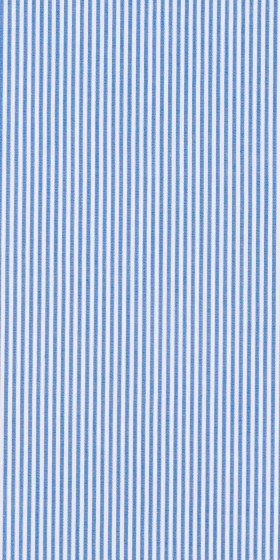 Camisa a medida rayas azul y blanco