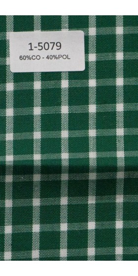Camisa verde de cuadros